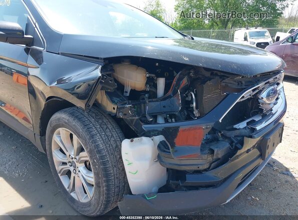 2FMPK4K97KBB01769 2019 FORD EDGE Black Front view