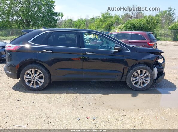 2FMPK4K97KBB01769 2019 FORD EDGE Black Rear interior view