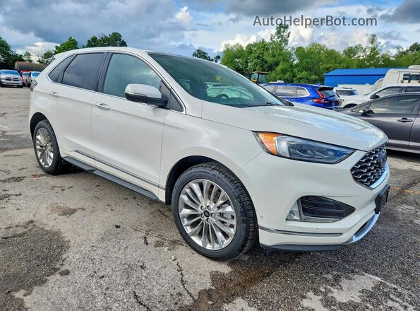 2FMPK4K97NBA08836 2022 FORD EDGE Белый Передняя правая четверть