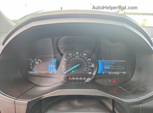 2FMPK4K97NBA08836 2022 FORD EDGE Белый Вид щитка приборов