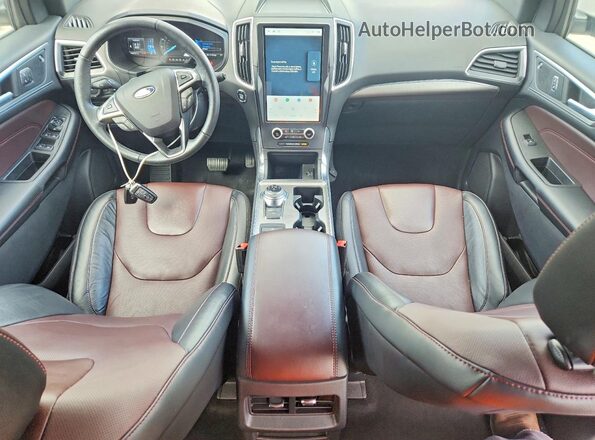 2FMPK4K97NBA08836 2022 FORD EDGE Белый Вид панели приборов