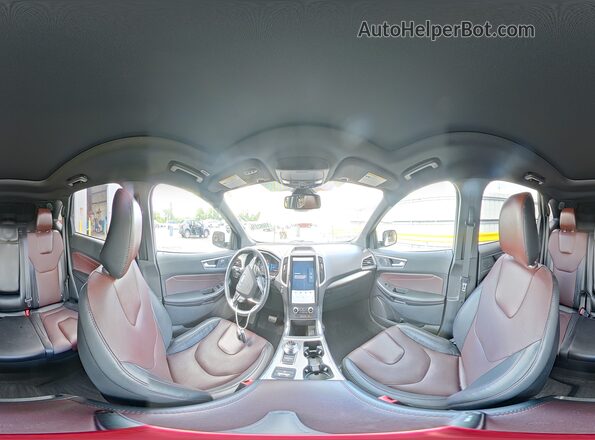 2FMPK4K97NBA08836 2022 FORD EDGE Белый Панорамный вид салона 360°