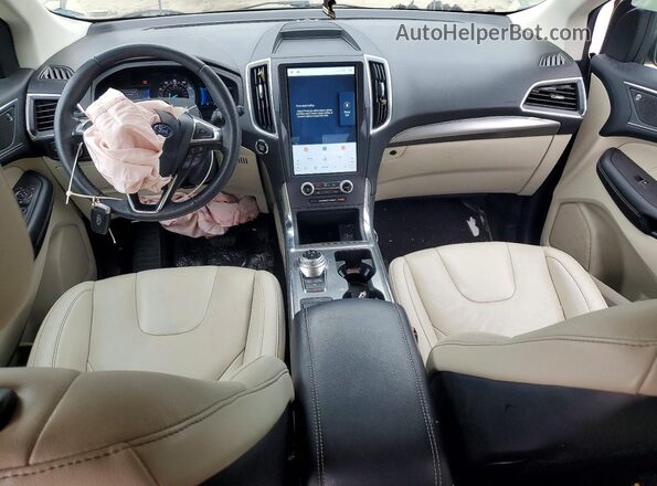 2FMPK4K97NBA52271 2022 FORD EDGE Зеленый Вид панели приборов