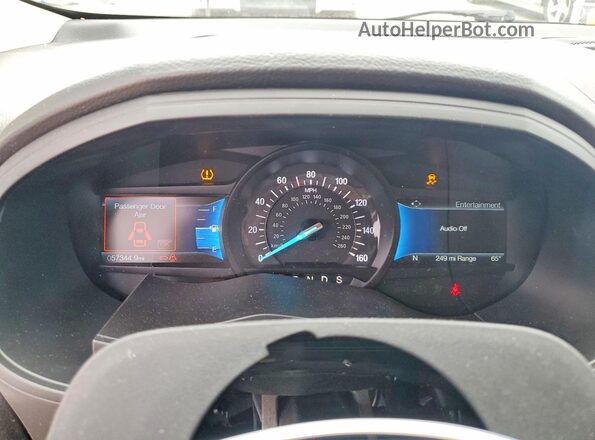 2FMPK4K97NBA52271 2022 FORD EDGE Зеленый Вид щитка приборов