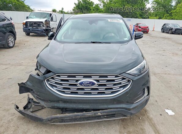 2FMPK4K97NBA52271 2022 FORD EDGE Зеленый Вид спереди