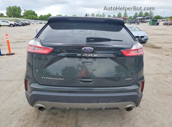 2FMPK4K97NBA52271 2022 FORD EDGE Зеленый Вид сзади