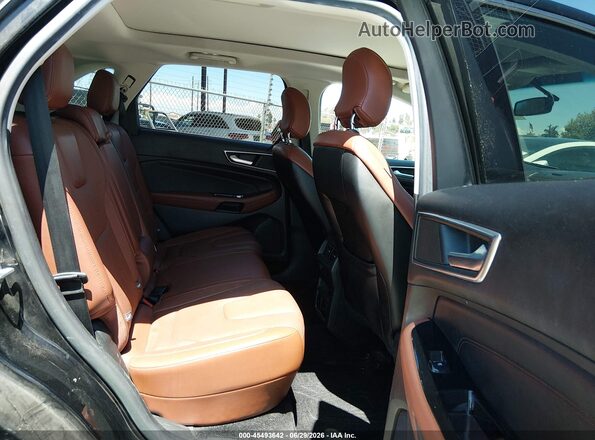 2FMPK4K98GBB16093 2016 FORD EDGE Black VIN კოდის სტიკერის ხედი