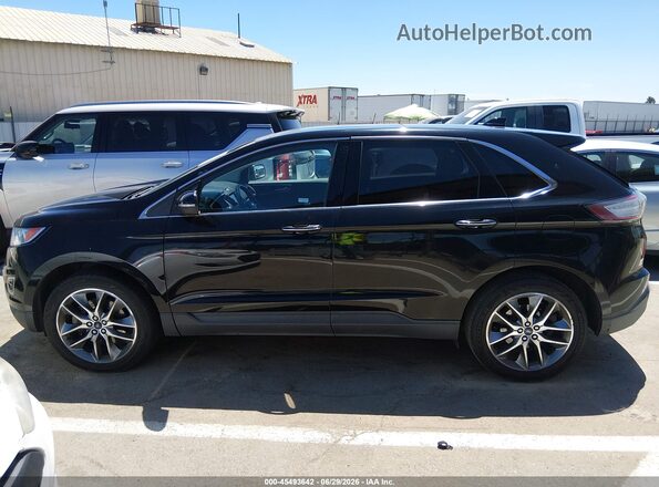 2FMPK4K98GBB16093 2016 FORD EDGE Black სალონის 360-გრადუსიანი ხედი