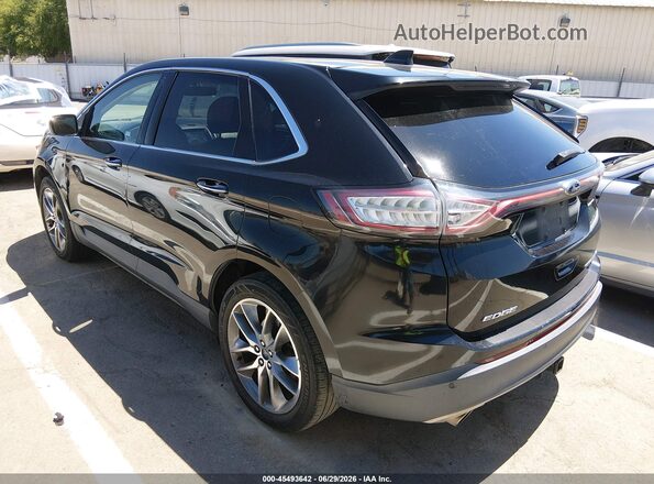 2FMPK4K98GBB16093 2016 FORD EDGE Black უკანა მარცხენა