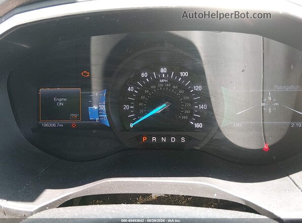 2FMPK4K98GBB16093 2016 FORD EDGE Black უკანა სავარძლების ხედი