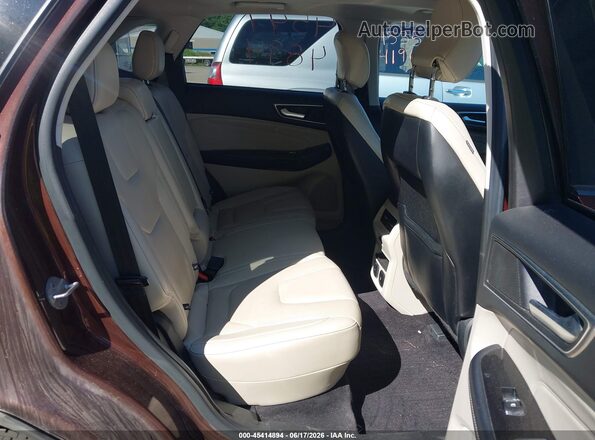 2FMPK4K98GBB91019 2016 FORD EDGE Brown Вид наклейки з VIN-кодом