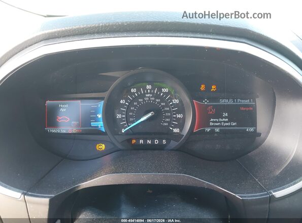 2FMPK4K98GBB91019 2016 FORD EDGE Brown Вид задніх сидінь