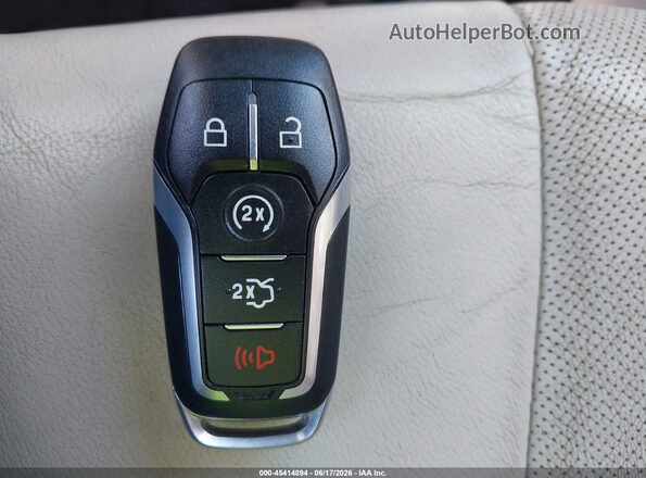 2FMPK4K98GBB91019 2016 FORD EDGE Brown Вид панелі приладів