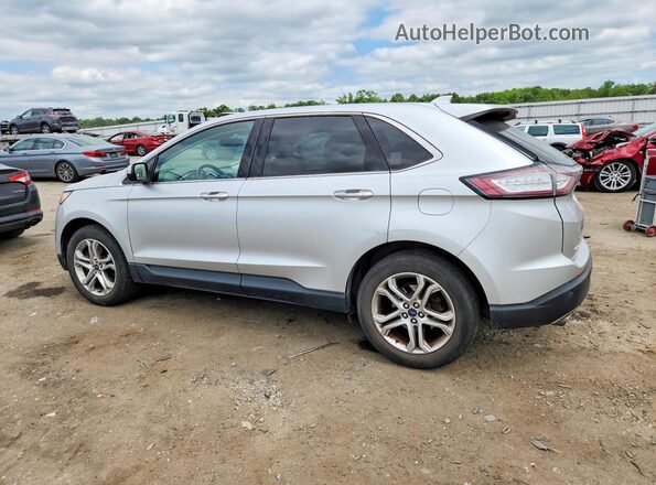 2FMPK4K98HBC03459 2017 FORD EDGE Silver Задня ліва чверть