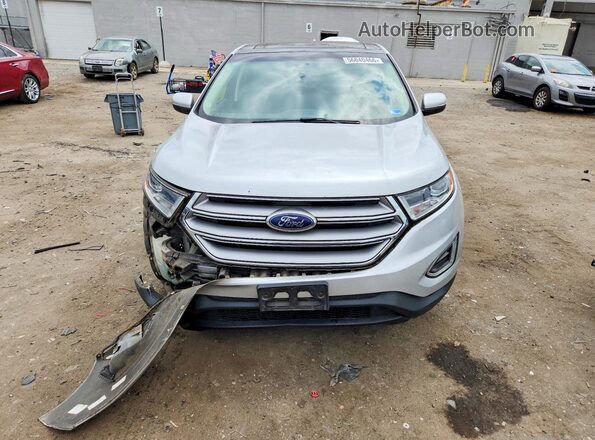 2FMPK4K98HBC03459 2017 FORD EDGE Silver Вид спереду