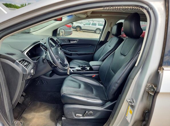 2FMPK4K98HBC03459 2017 FORD EDGE Silver Вид салону спереду