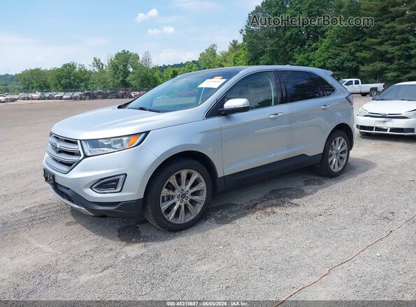 2FMPK4K98HBC08354 2017 FORD EDGE Silver 