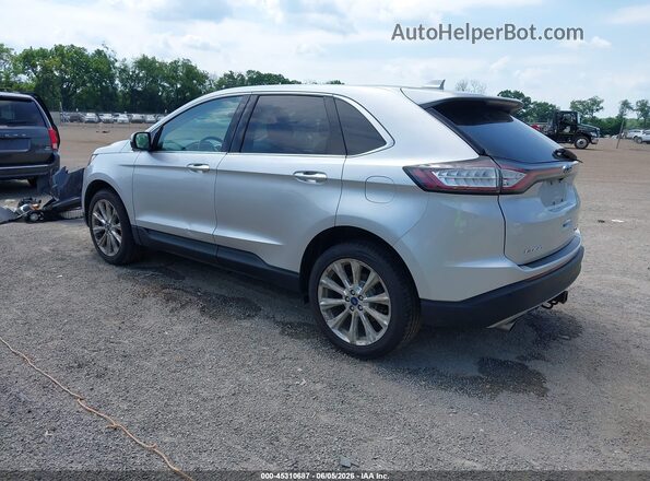 2FMPK4K98HBC08354 2017 FORD EDGE Silver 