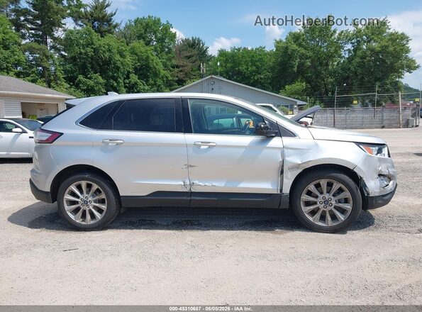 2FMPK4K98HBC08354 2017 FORD EDGE Silver 