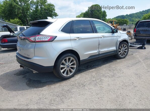 2FMPK4K98HBC08354 2017 FORD EDGE Silver 