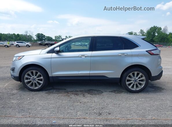 2FMPK4K98HBC08354 2017 FORD EDGE Silver 