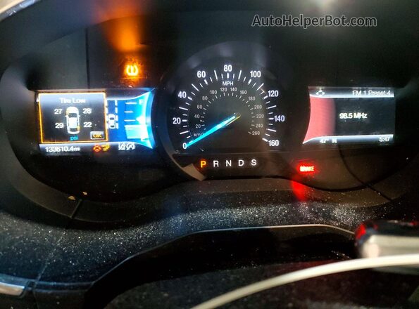 2FMPK4K98KBC24609 2019 FORD EDGE Black Вид щитка приладів
