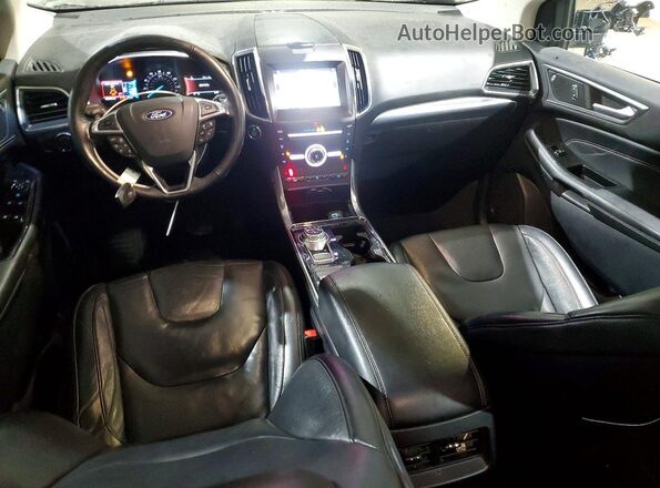 2FMPK4K98KBC24609 2019 FORD EDGE Black Вид панелі приладів