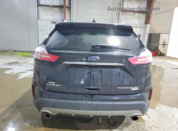 2FMPK4K98KBC24609 2019 FORD EDGE Black Вид ззаду
