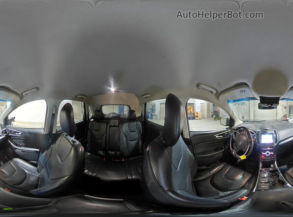 2FMPK4K98KBC24609 2019 FORD EDGE Black Панорамний вид салону 360°