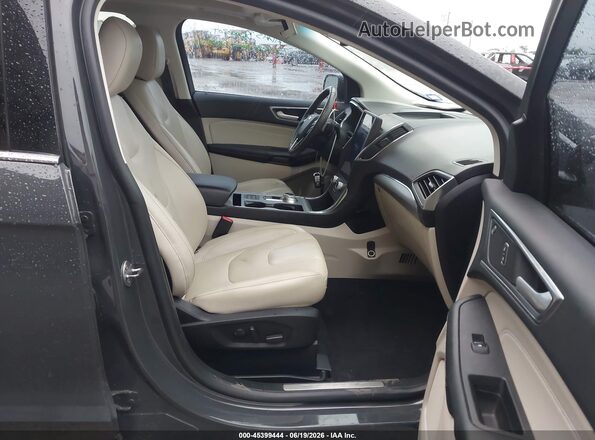 2FMPK4K98MBA04454 2021 FORD EDGE Black Vista interior delantera