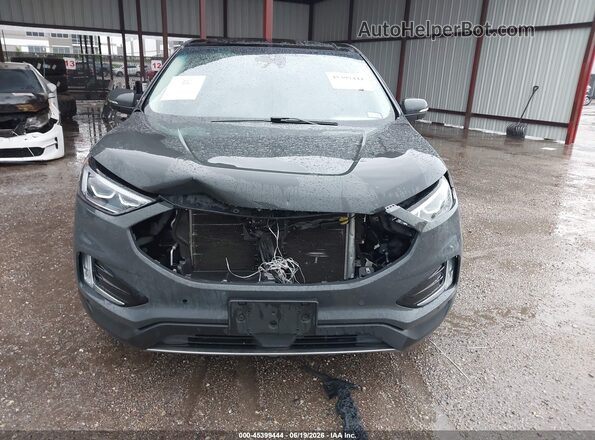 2FMPK4K98MBA04454 2021 FORD EDGE Black Vista del cuadro de instrumentos
