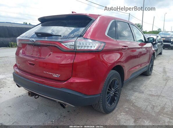 2FMPK4K99GBB57008 2016 FORD EDGE Red Հետևի աջ