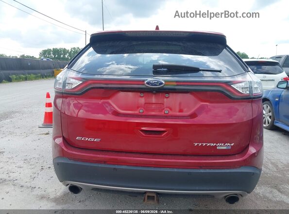 2FMPK4K99GBB57008 2016 FORD EDGE Red 