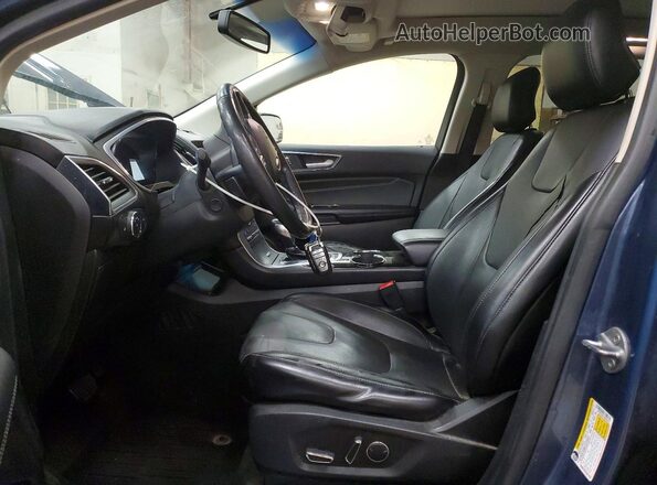 2FMPK4K99JBB85673 2018 FORD EDGE Blue Սալոնի դիմացի տեսք