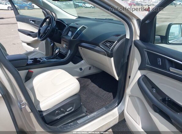 2FMPK4K99JBC01077 2018 FORD EDGE Champagne Vista interior delantera