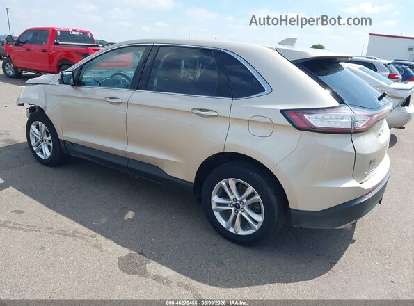 2FMPK4K99JBC01077 2018 FORD EDGE Champagne Trasero izquierdo