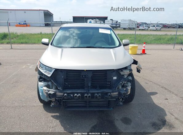 2FMPK4K99JBC01077 2018 FORD EDGE Champagne Vista interior trasera