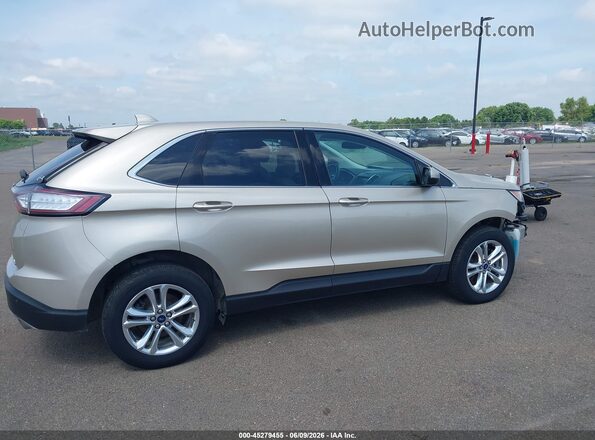 2FMPK4K99JBC01077 2018 FORD EDGE Champagne Vista interior de 360 grados