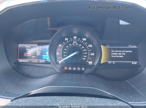 2FMPK4K99LBA00590 2020 FORD EDGE Черный Вид задних сидений