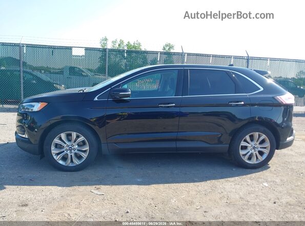 2FMPK4K99LBA00590 2020 FORD EDGE Черный Панорамный вид салона 360°