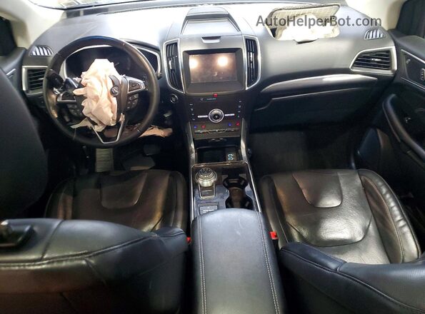 2FMPK4K99LBA00864 2020 FORD EDGE Blue Vista del salpicadero