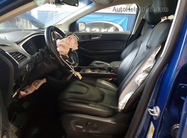2FMPK4K99LBA00864 2020 FORD EDGE Blue Vista interior delantera
