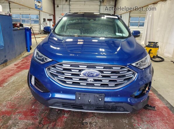 2FMPK4K99LBA00864 2020 FORD EDGE Blue Vista frontal