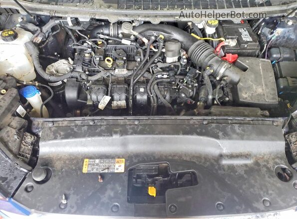 2FMPK4K99LBA00864 2020 FORD EDGE Blue Vista del compartimento del motor