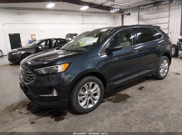 2FMPK4K99RBA48776 2024 FORD EDGE Dark Blue Przód lewy