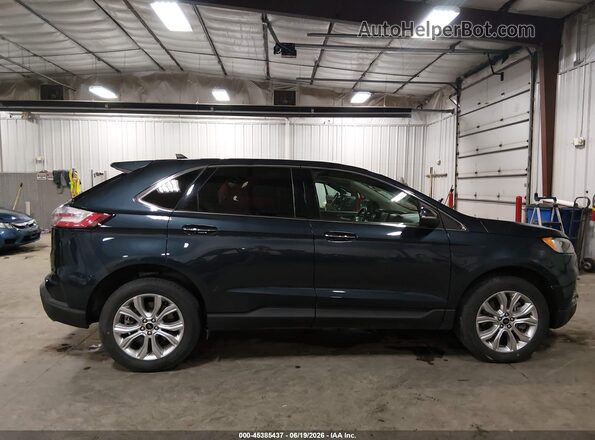 2FMPK4K99RBA48776 2024 FORD EDGE Dark Blue Widok wnętrza z tyłu