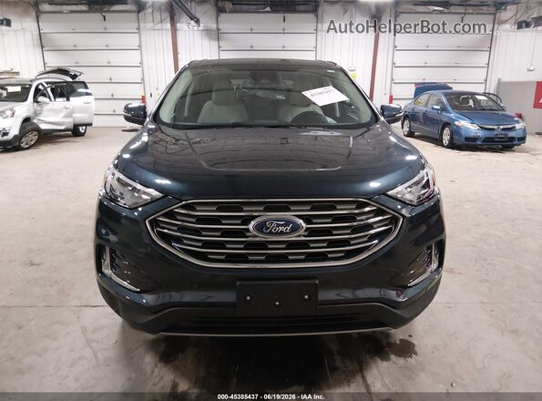 2FMPK4K99RBA48776 2024 FORD EDGE Dark Blue Widok zestawu wskaźników