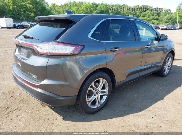 2FMPK4K9XHBB28232 2017 FORD EDGE Серый Задняя правая четверть