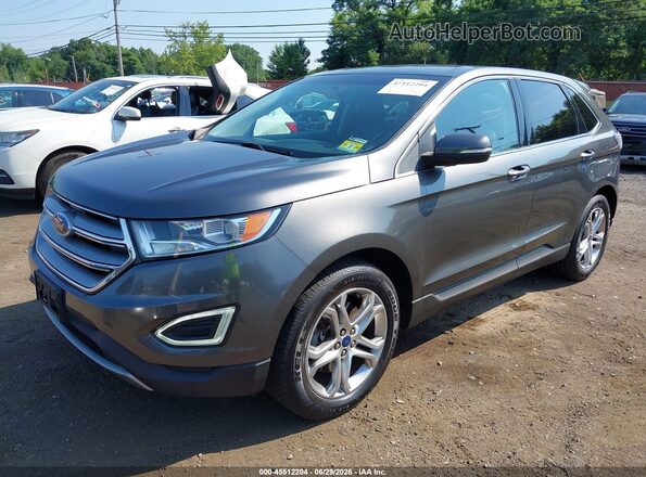2FMPK4K9XHBB28232 2017 FORD EDGE Серый Вид спереди