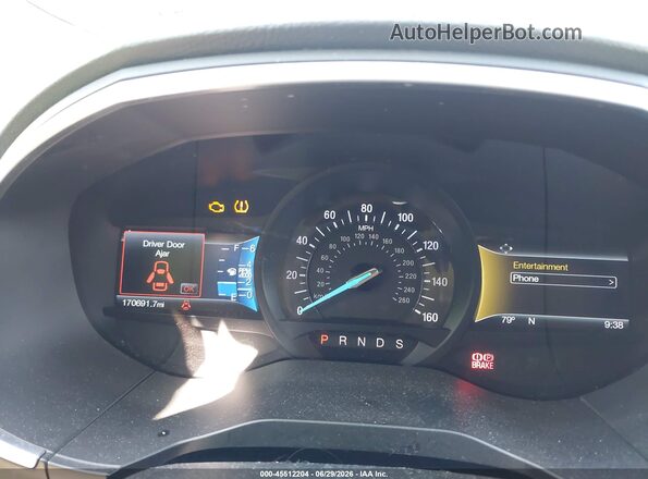 2FMPK4K9XHBB28232 2017 FORD EDGE Серый Вид задних сидений